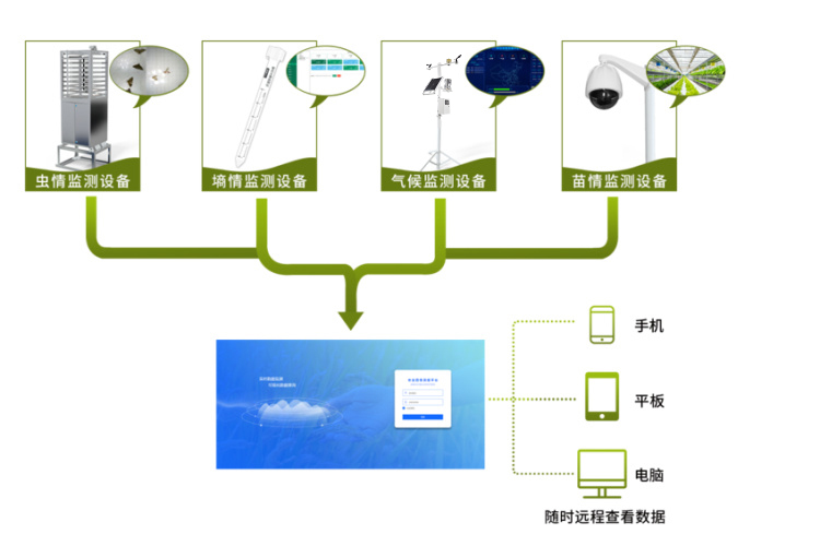 農業四情監測，智能化、自動化